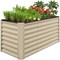 Best Choice Products 4x2x2ft Outdoor Metal Raised Garden Bed, Planter Box for Vegetables, Flowers, Herbs